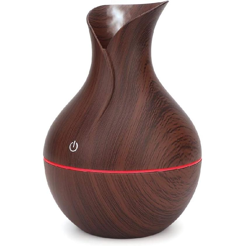 Humidifiers High Capacity Cool Mist Humidifier,for Bedroom,Babyroom, Living Room, Humidifiers (Dark Wooden Grain)