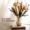 Bohemian dried flower bouquet, wall decoration, rustic style floral arrangement, creating ambiance for office and bedroom decor