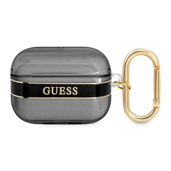 Guess  Guaphhtsk Airpods Pro Coverczarny/Black Strap Collection