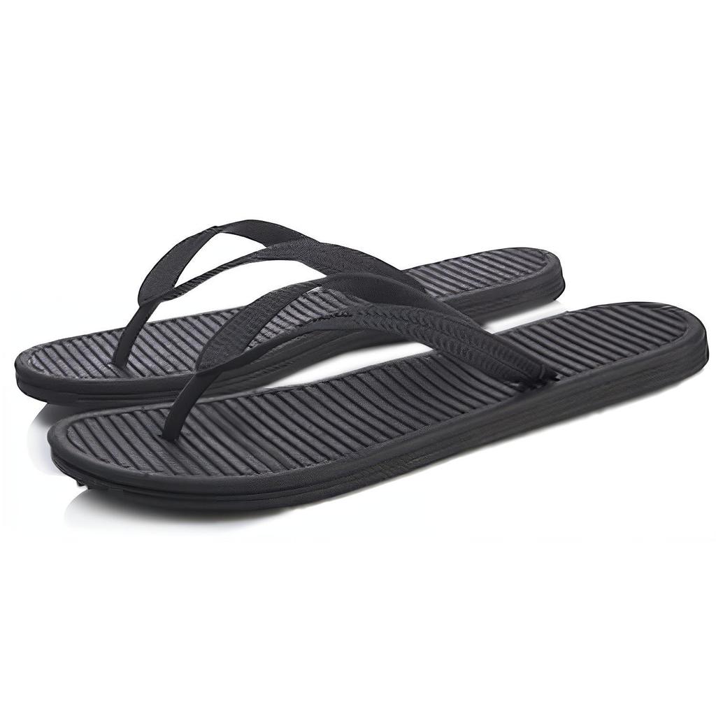 New LiNing Floper Quiet Slide Slippers Men's Black AGAP003-3