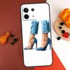 Fashion High Heels Case For Xiaomi Redmi Note 14 Pro 9 10 11 12 13 Pro 10S 11S 12S Redmi 13C 10C 12C 14C Coque