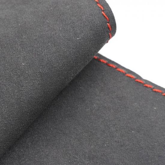 Hand Sewing Suede Leather Interior Door Handle Cover For BMW 3 Series E90 E91