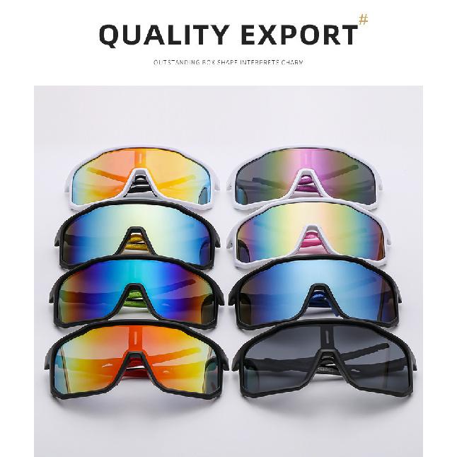Men's and Women's Outdoor Sports Cycling Sunglasses, Large-frame Bicycle Sunglasses, High-definition Glasses for Mountaineering