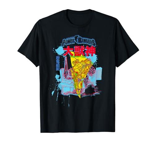Power Rangers Landscape Kanji Mecha Showdown Tokyo Power T-Shirt