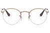 Eyeglasses 0RX3947V ROUND GAZE Japan 48 2943 COPPER Lightweight [Ray-Ban] (FREE Size)