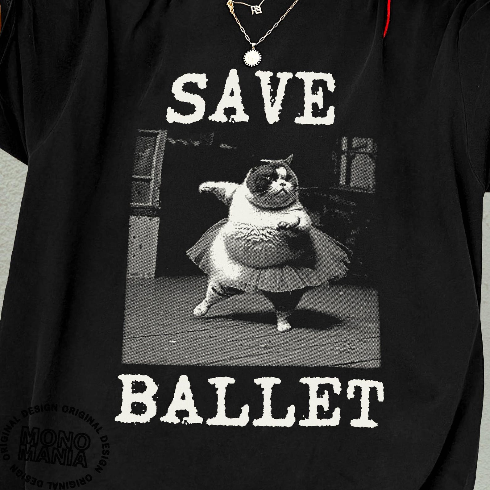 Save Ballet cat shirt, timothee chalamet meme t-shirt 3XL