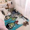 Music Cool Band G-gorillaz Door Mat Washable Non-Slip Living Room Sofa Chairs Area Mat Kitchen Doormat Area Rug
