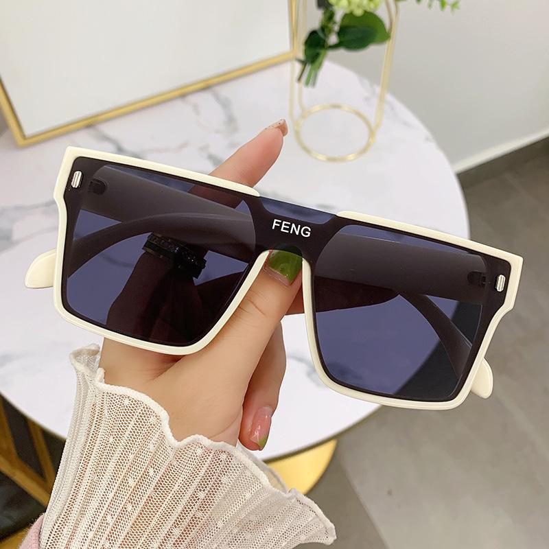 Fashion Oversized Square Sunglasses Women Lens Eyewear Retro Punk Sun Glasses Brand Designereyewear Shades Uv400