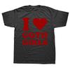 I Love Goth Girls T Shirt Funny Humor Jokes Men Clothing Casual Round Neck Cotton Unisex Soft T-shirts EU Size