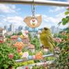 Hanging Bird Swing Toy Wooden Bird Climbing Stand Grinding Claws Chewing Perch  Training Purpose