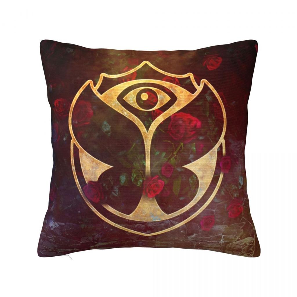 Tomorrowlandd Music Festival Pillow Case Butterfly Cushion Cover Awesome Zippered Decor Pillowcase For Sofa 45X45Cm