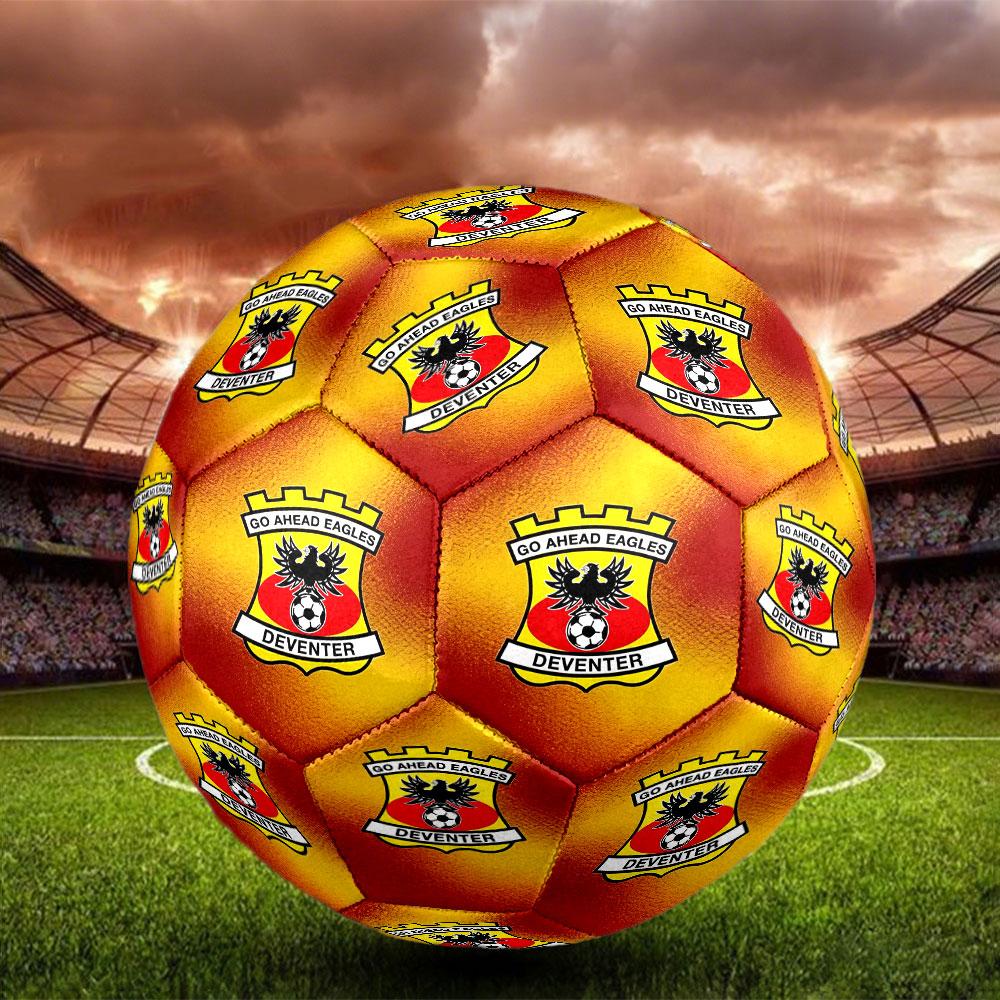 Go Ahead Eagles Print Size 5 Soccer Ball, Standard Match Football for Sports Game and Team Practice, Ideal Gift for Soccer Fans