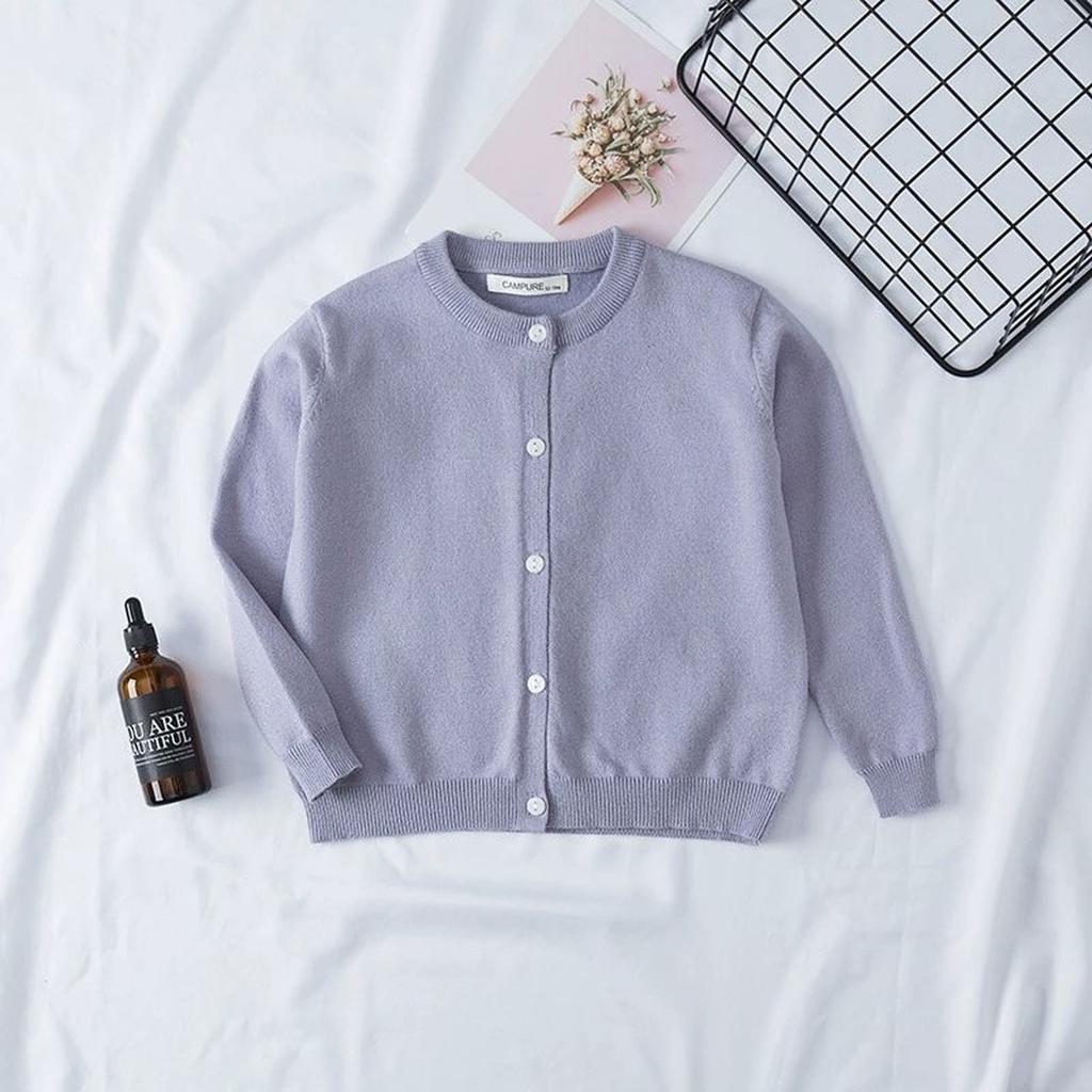 Girls' Stylish Casual Cardigan Sweater Outerwear