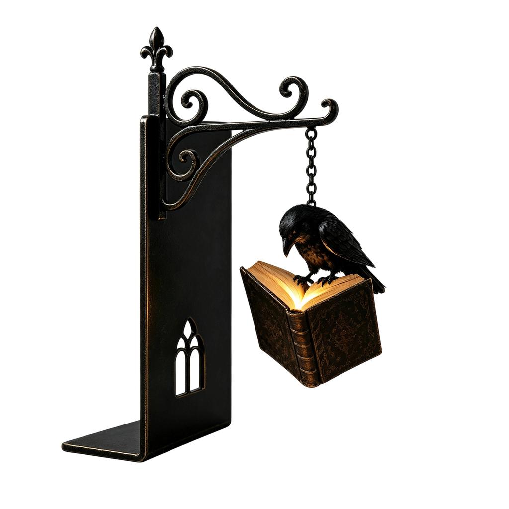 Luce da Scaffale Sospesa per Decorazione Libreria di Halloween