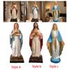 Virgin Mary Statue, Religious Figure, Blessed Catholic Sculpture, Resin Statue Figurine for Bedroom