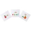 Skater Wet Towel Set of 3 Hungry Caterpillar Pastel OAC1T-A