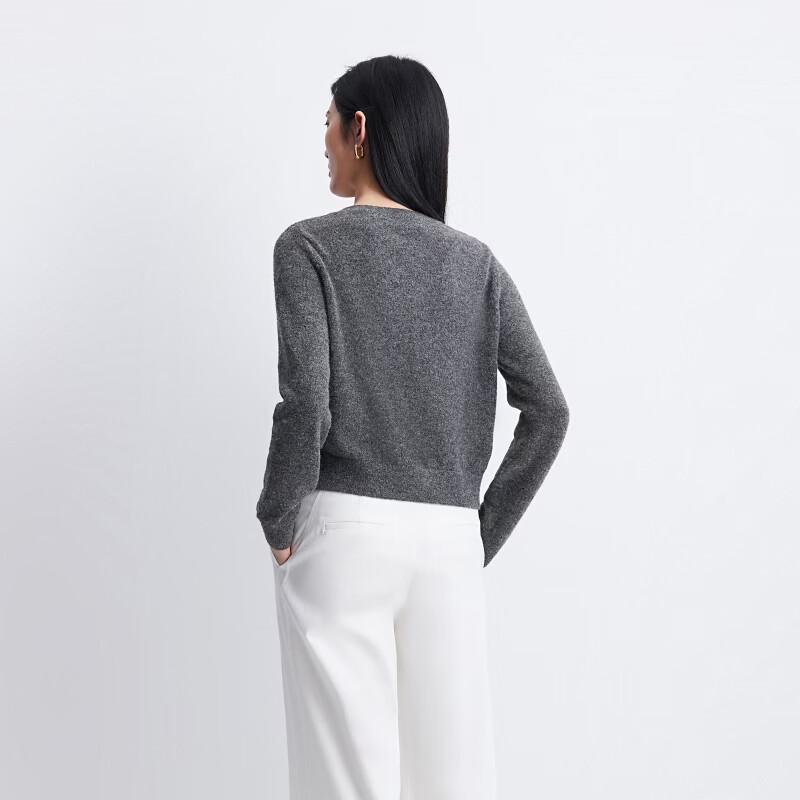 VEROMODA Women's Retro Rhombus Knit Long-Sleeve Cardigan
