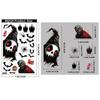 Halloween Decorations Horror Bat Ghost Static Stickers Creative Pumpkin Death Glass Stickers