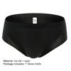 Longjiang Men Underwear Seamless Translucent Sexy Solid Color U Convex Underpants for Bathroom