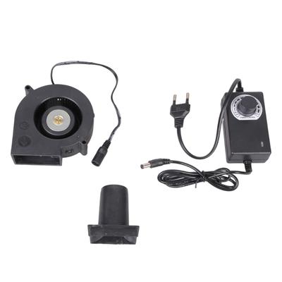 12V BBQ Air Blower Fan with Variable Speed Controlling Centrifugal Fan for Camping Outdoor Quick Charcoal Starter