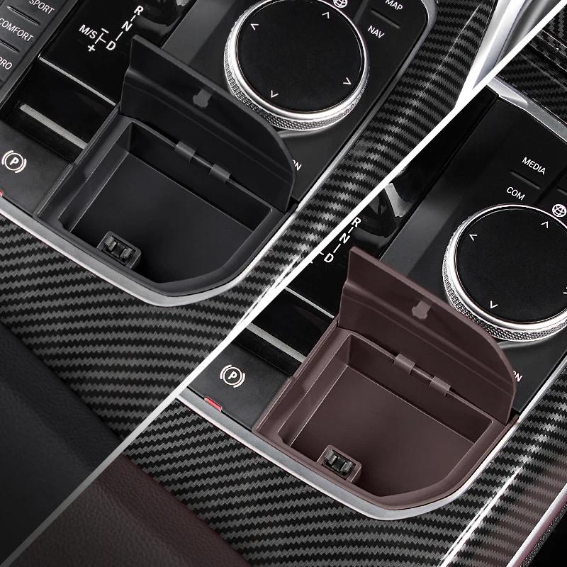 Autoaufkleber 2025 Heiß LHD Auto Schalthebel Gangschaltung Control Aufbewahrungsbox Zubehör Verkleidung Für BMW 3 4 Serie G20 G22 G26 I3 I4 IX3 X4 X3 G01