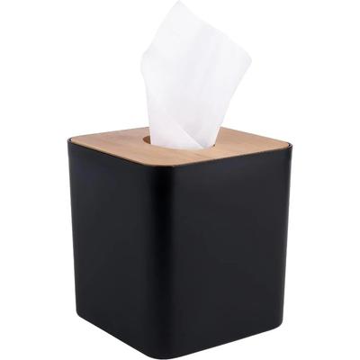 1PC Tissue Box Abdeckung Halter für Badezimmer Bambus Abdeckung Platte Hause und Büro Tissue Boxen