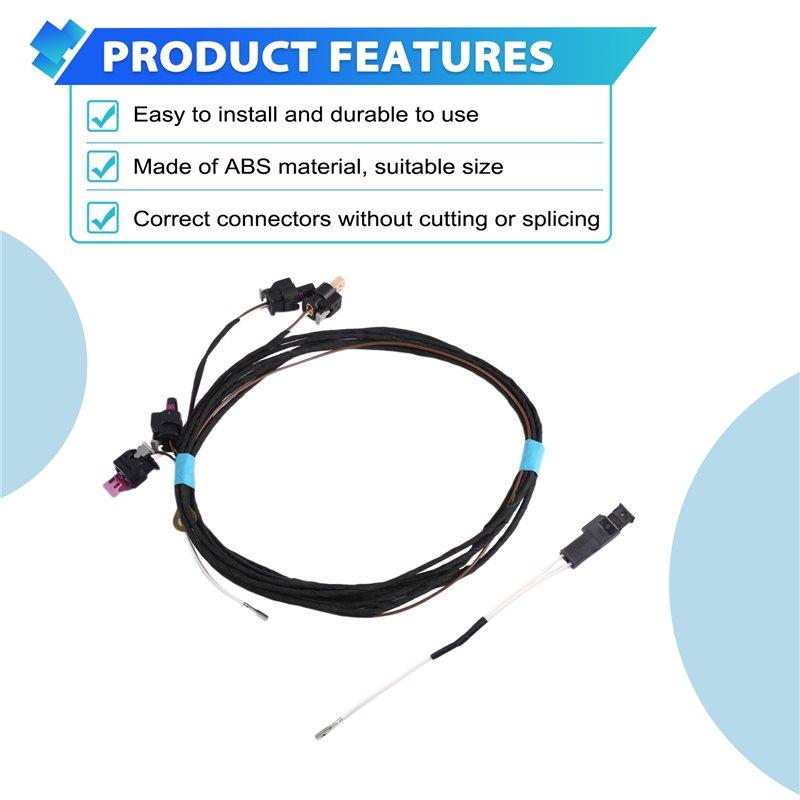 For VW ID. 4 Compatible Led Wire Harness Front Bumper Light Bar Logo Lamp Car Parts