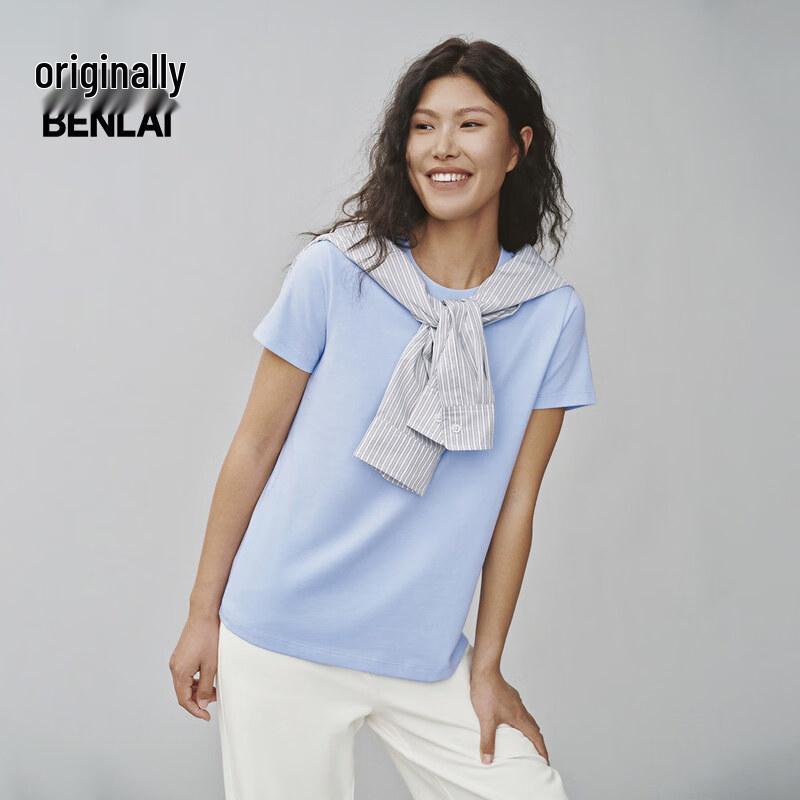 BENLAI Women s Cotton Short-Sleeve T-Shirt S