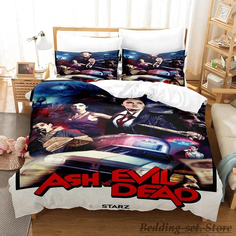 

Ash VS Evil Dead Bedding Set Single Twin Full Queen King Size Bed Set Aldult Kid Bedroom Duvetcover Sets parure de lit 70x133cm 2pcs