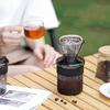 3in1 Portable Outdoor Hand Brew Coffee Pot Set Multi-purpose Transparent Coffee Cold Brew Cup Travel Camping Coffee Storage Cups