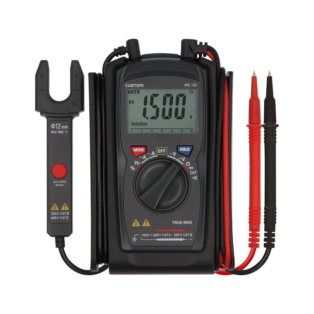 

CUSTOM Digital Multimeter with Clamp AC/DC MC-02