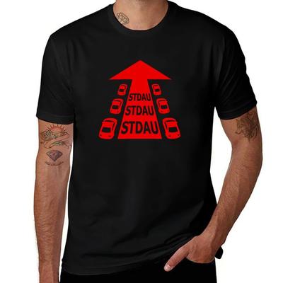 STDAU Official Logo T-Shirt Man T Shirt Summer T Shirts for Man Cotton T Shirts for Man Cotton Soft T-Shirt