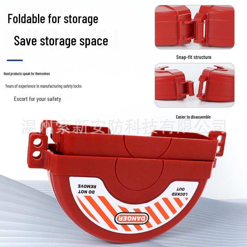 Standard Safety Lockout: Gate Valve Lock for Fire, Water, and Gas Pipelines