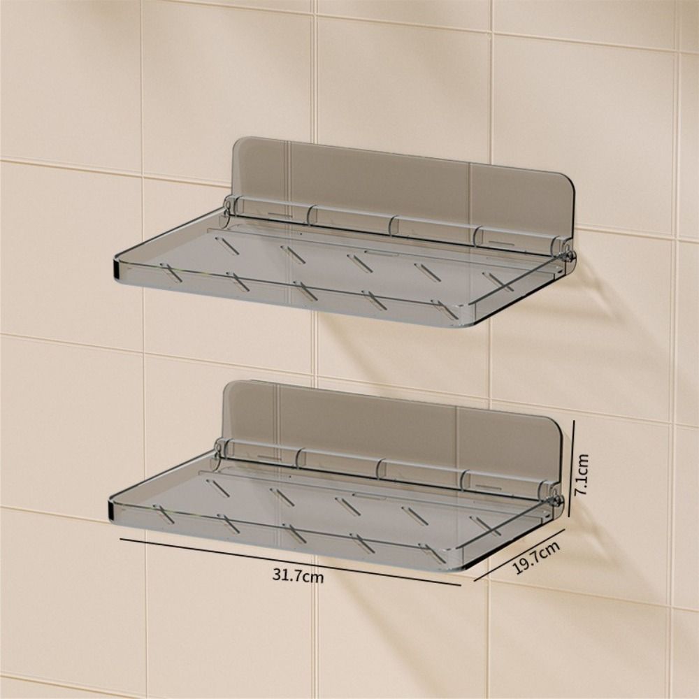 Punch-free Collapsible Storage Rack Folding Plate Storage Rack Tray Paper Towel Holder  Dormitory