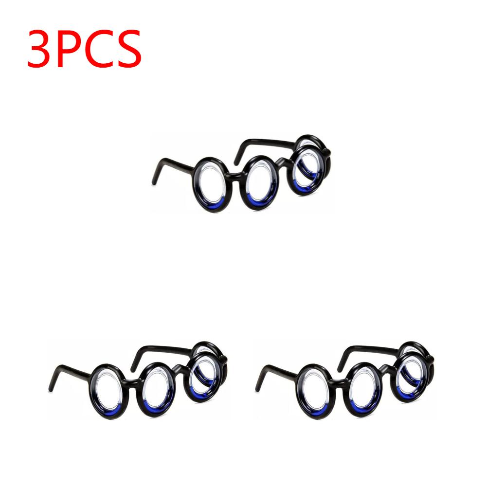 5-1PCS Anti-Nausea Eyewear Without Lens Multipurpose Motion Sickness Glasses Detachable Foldable for Old Adults Children