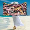 Japanese Artist Koyoharu Gotouge's Demon Slayer Beach Towel, Outdoor Camping Vacation Swimming Beach Towel, Outdoor Absorbent Bath Towel Blanket K18