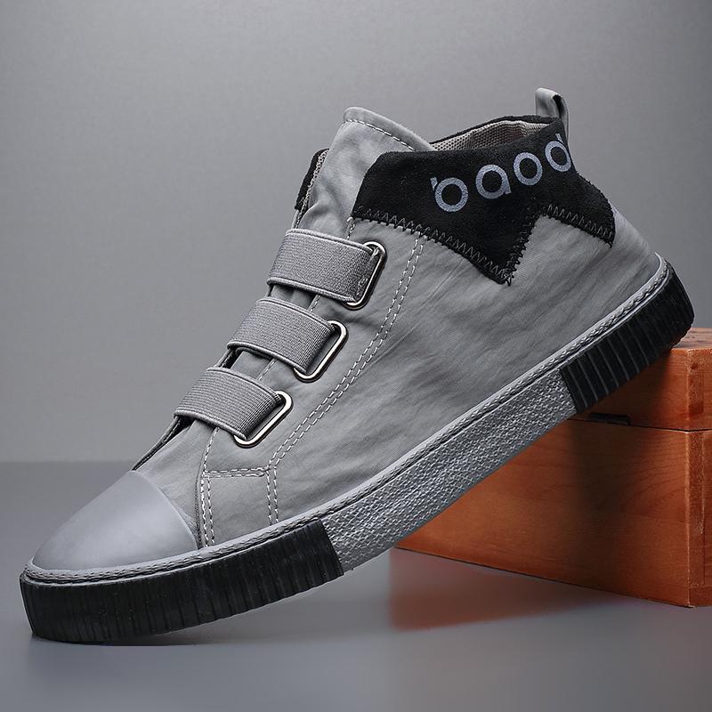 

Модная мужская повседневная парусиновая обувь Лоферы Дышащие на шнуровке Балетки Мужская вулканизированная обувь для вождения Кроссовки Легкая обувь для ходьбы BD20171 38 серый