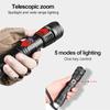 High Power Led Flashlights Camping Military Tactical Self Defense Usb Powerful Battery Rechargeable Flashlamp Mini Flashlight