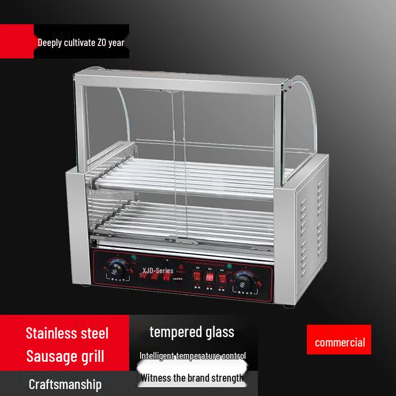 Sule Commercial 14-Roller Hot Dog & Sausage Grill