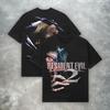 Resident Evil 2 PS2 Tričko - Y2K Vintage Hororová Hra Unisex tričko Bavlna Oversize Velká Velikost