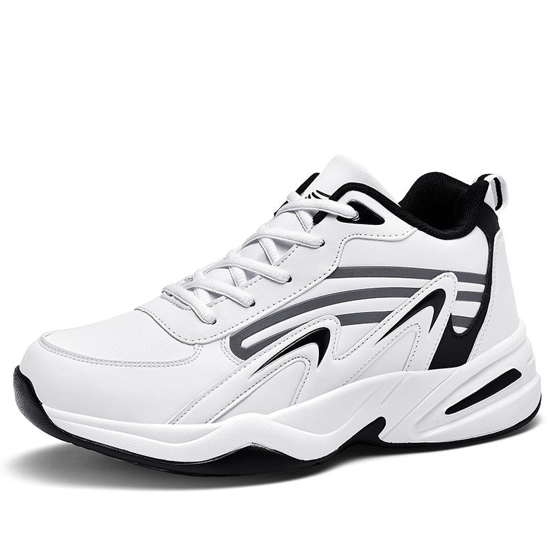 Мужская обувь осенне-зимняя новая повседневная обувь молодежная обувь Tide мужские непромокаемые легкие кроссовки 38 белый 3298₽