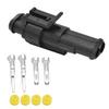 Wodoodporny Zestaw Złączy Seria 1,5 mm Wtyczka Przewodu Elektrycznego Samochodowego Męska Żeńska Asortyment Terminali