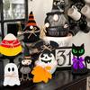 Halloween Tiered Tray Decor Set Cute Sign Ghost Halloween Theme Party For Home Decoration