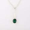 Chrome Diopside Gemstone 925 Sterling Silver Boho Jewelry Handmade Pendant 1.79" PP-60-9
