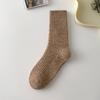 Hotsale Japanese Style Wool Blend Socks  Solid Thick Warm Women Socks for Autumn Winter  Cozy