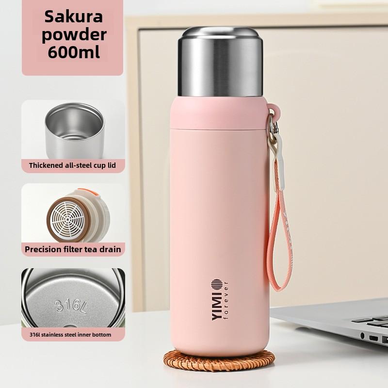 600ml 316L Stainless Steel Vacuum Insulated Cup | 24H Hot/Cold Retention,Leakproof & Eco-Friendly.For Coffee, Tea, Water, Travel
