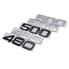 480 500 Emblem Badge Car Stickers for Truck National Five Big Digital Mark Refit Door Label Rear Trunk Car Accessories