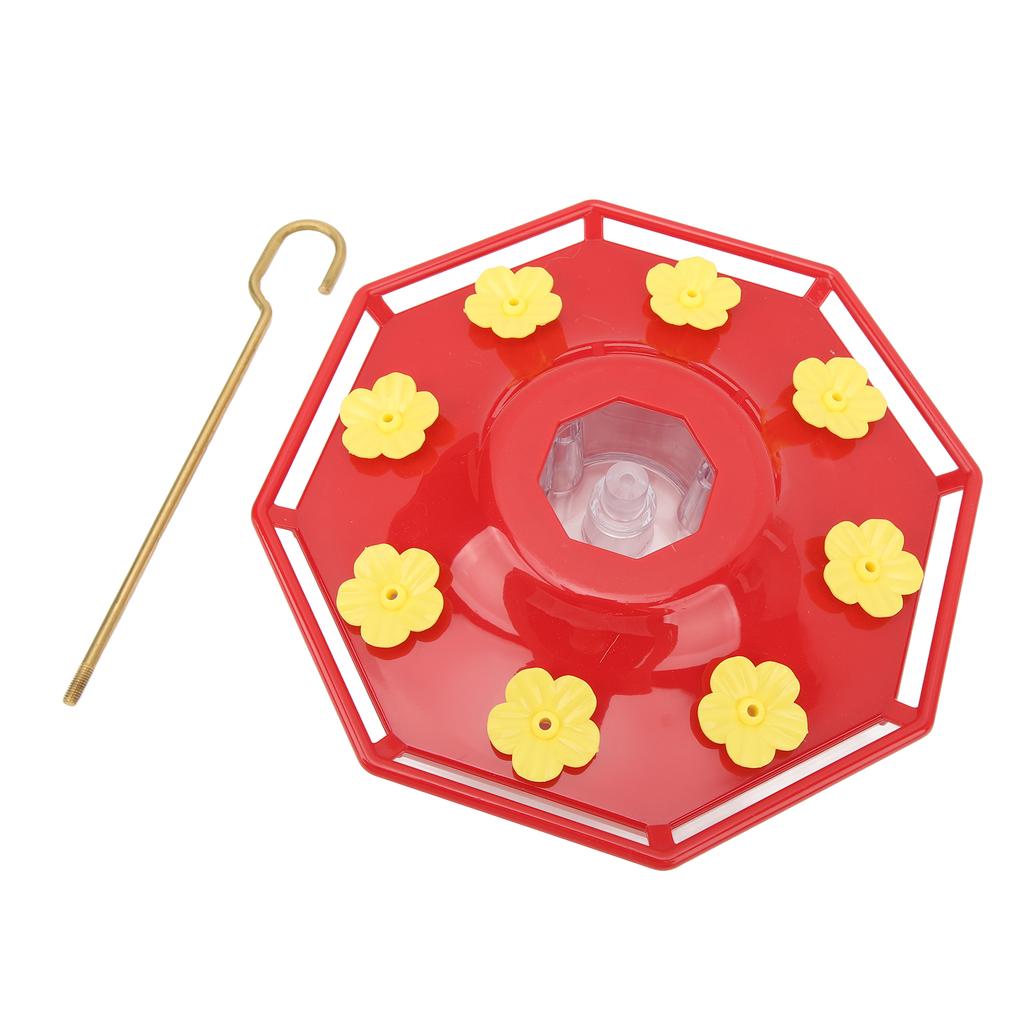 8 Yellow Flower   Feeder Plastic   Feeder with Copper Hook for Outdoors Hanging