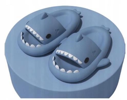Thick Shark Pool Flip Flops Anti-Slip Shark Slippers 40-41