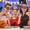 Haunting Halloween Crow Realistic Feathered Corbie Decoration for Theme Parties Simulated Black Bird Shape Adorment